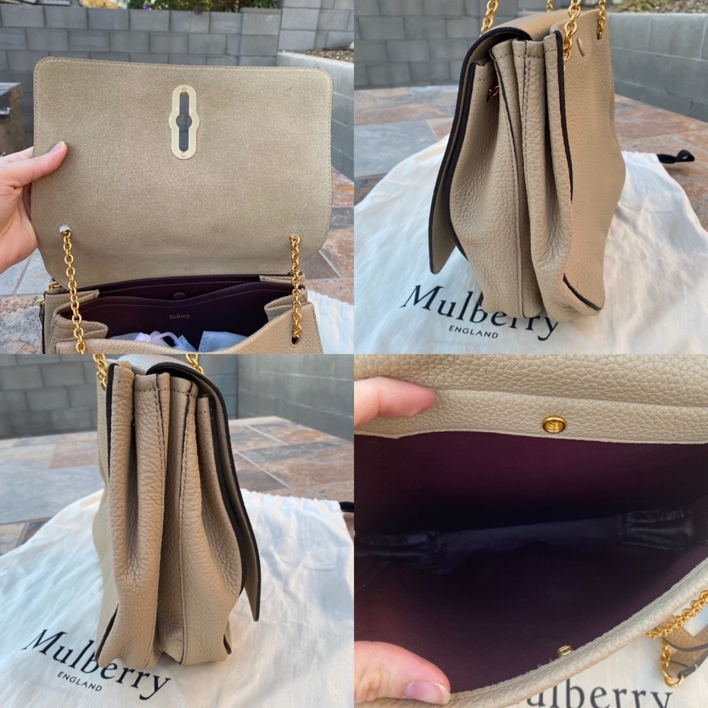 SOLD Mulberry Marloes Large Leather Flap Chain Satchel - Picture 7 of 15